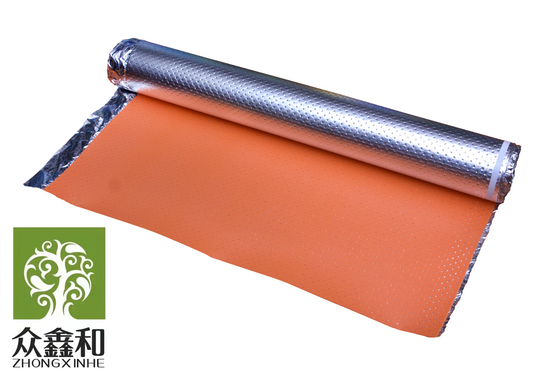 Anti Bacterial IXPE Foam Underlay Heating System Orange Foam Underlay 33kg/M3